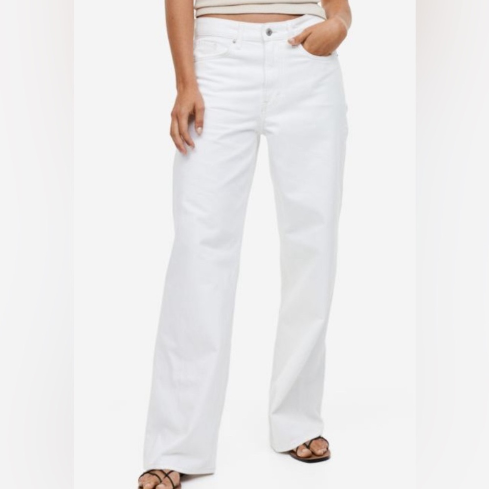 HM white jeans NWT